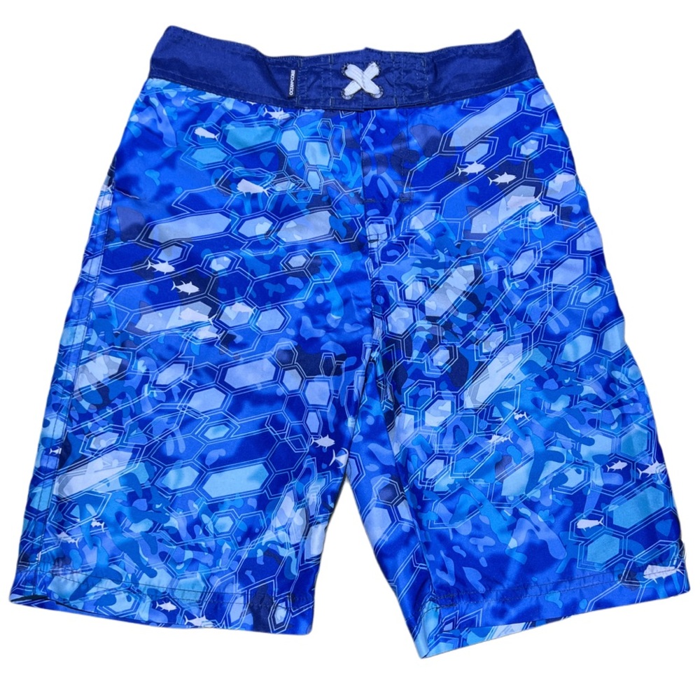 Ocean + Coast Blue Kids Swim Trunks